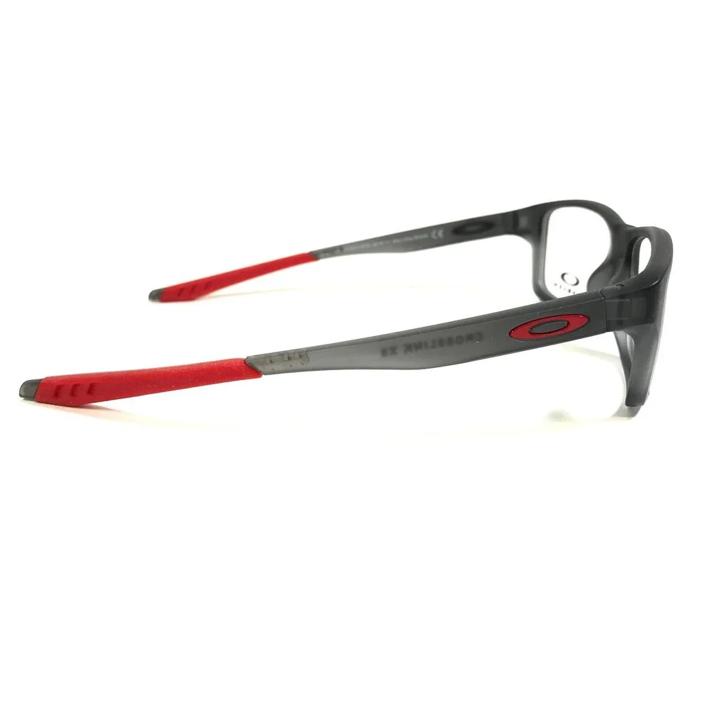 Oakley Eyeglasses Frames Crosslink XS OY8002-0349 Satin Grey Smoke Red 49-14-122